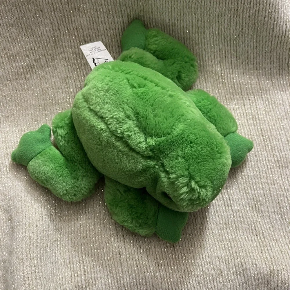DAKIN Hoppity Green Frog Applause Noisie Stuffed Animal Plush #6368 6.5 Inches